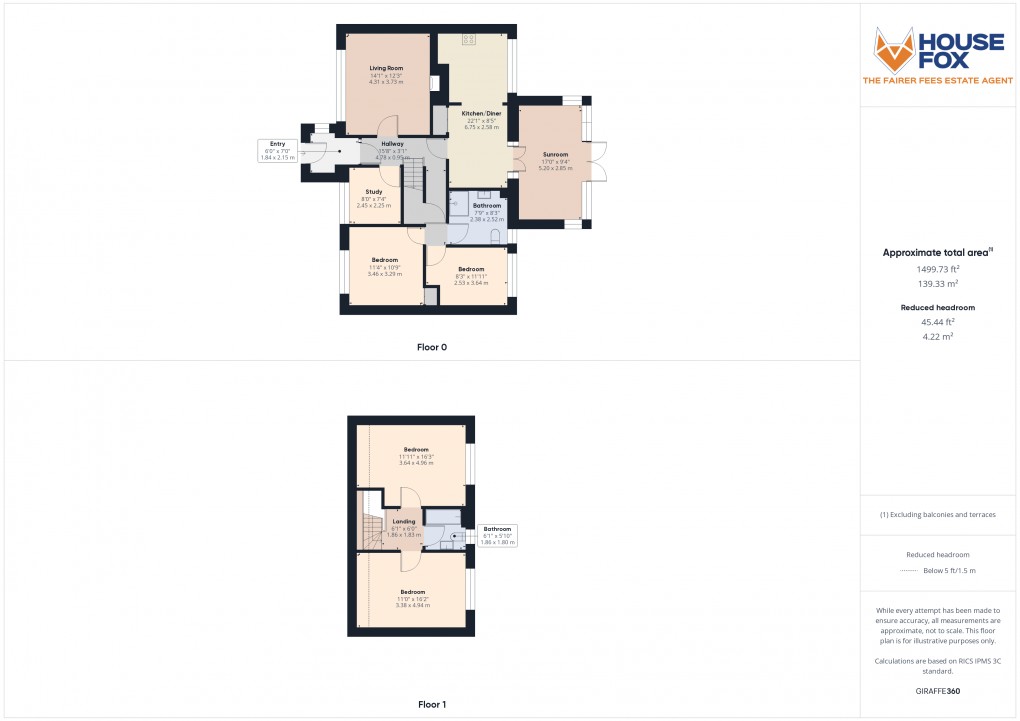 Floorplan for Mark, Highbridge, Somerset