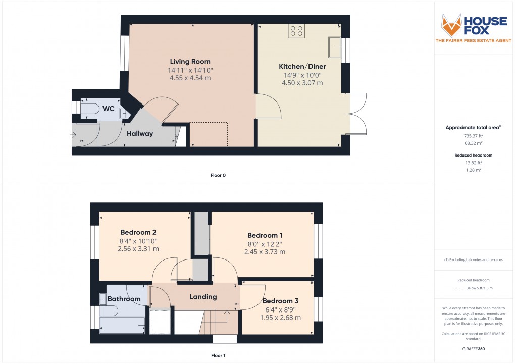 Floorplan for St Georges, Weston-Super-Mare