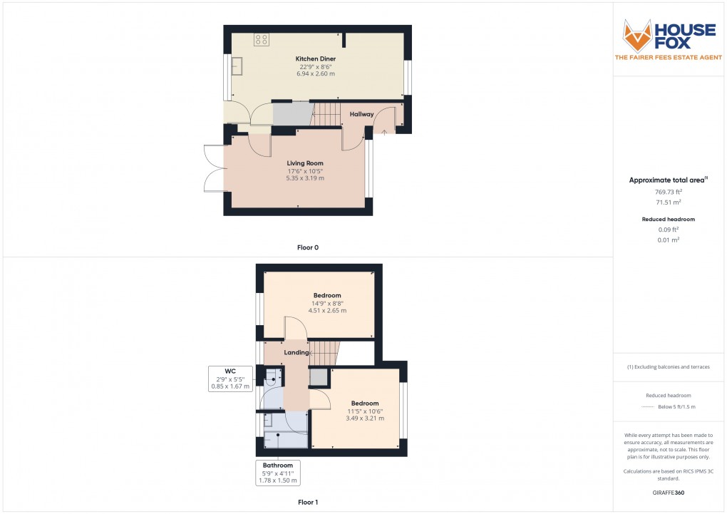 Floorplan for Tamar Road, Worle, Weston-Super-Mare, Somerset