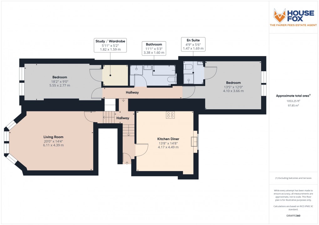 Floorplan for Grove Park Road, Weston-Super-Mare, Somerset