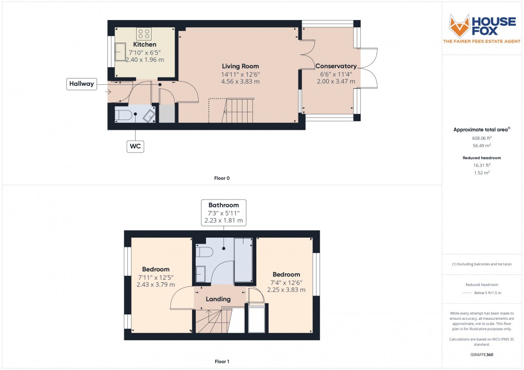 Floorplan for Norfolk Road, Weston-Super-Mare, Somerset