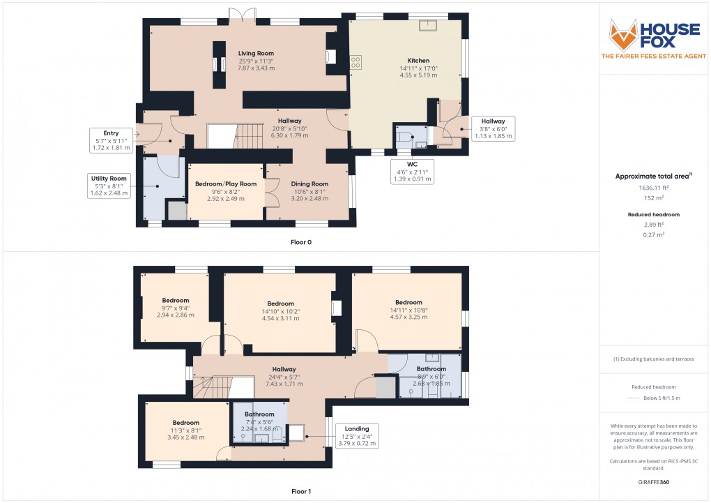 Floorplan for Worlebury, Weston-Super-Mare, Somerset