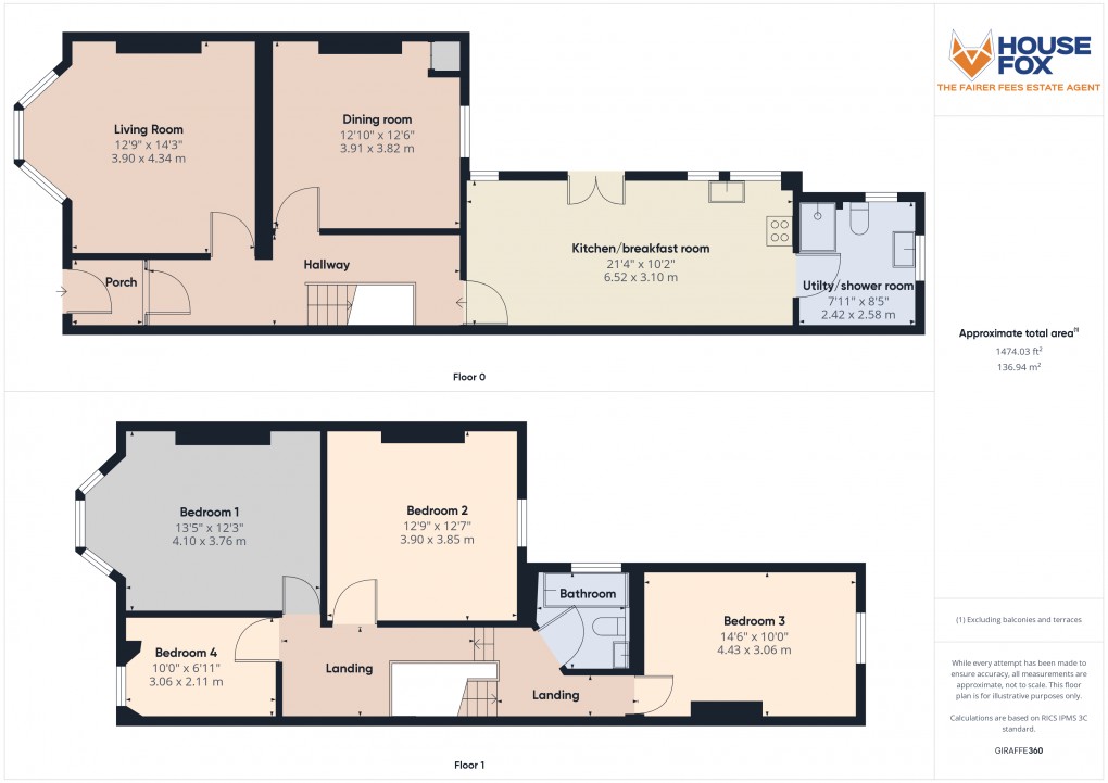 Floorplan for St Pauls Road, Weston-Super-Mare, Somerset