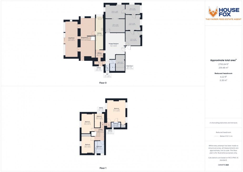 Floorplan for Lympsham, Weston-Super-Mare, Somerset