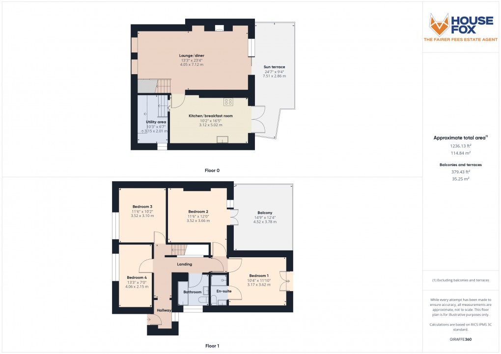 Floorplan for Milton, Weston-Super-Mare, Somerset