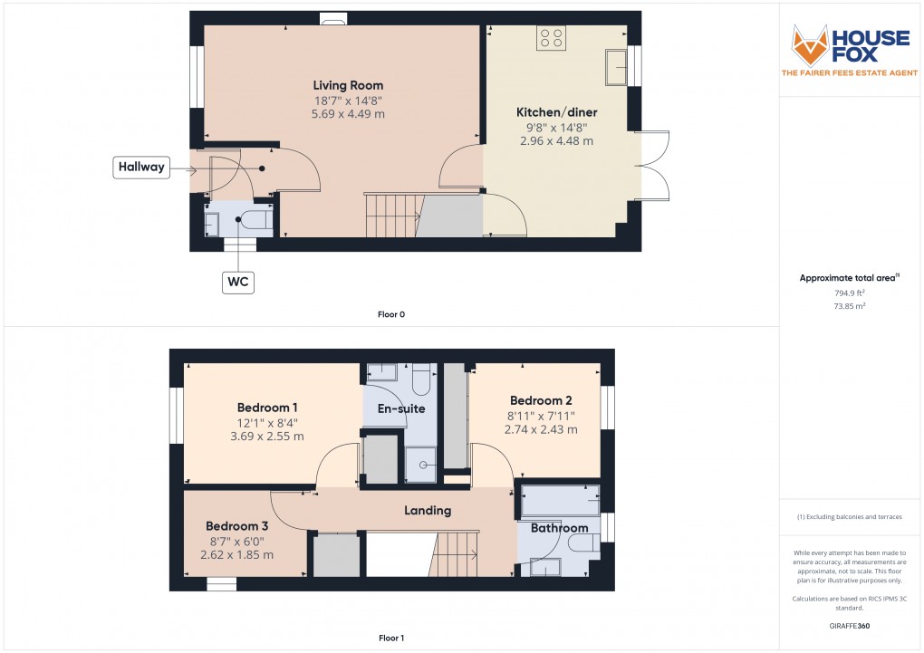 Floorplan for Elborough Village, Hutton, Weston-Super-Mare, Somerset