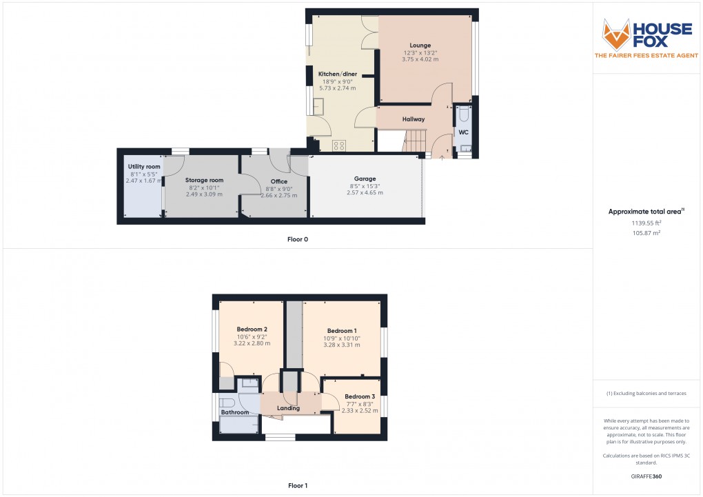 Floorplan for Worle Court, Worle, Weston-Super-Mare, Somerset