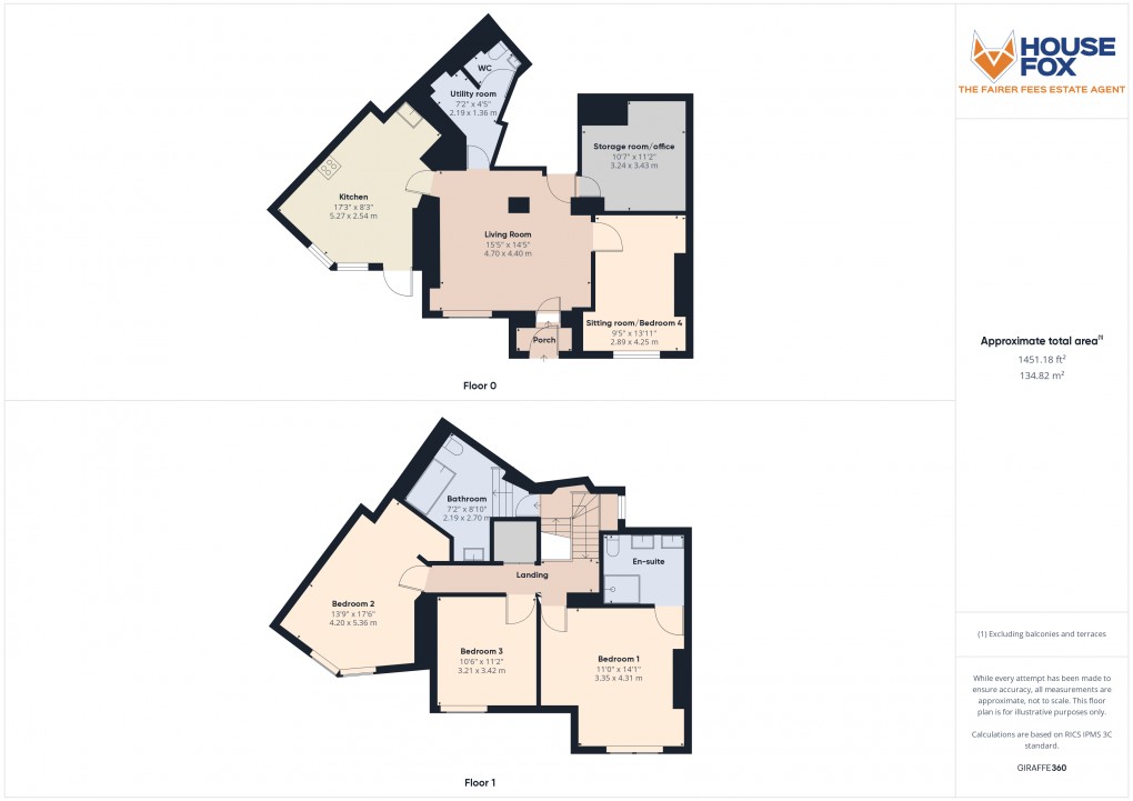 Floorplan for Park Villas, Weston-Super-Mare, Somerset