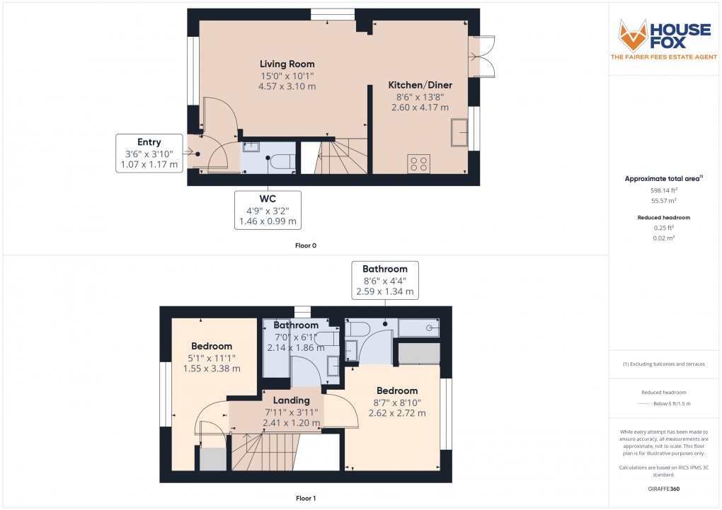 Floorplan for West Wick, Weston-Super-Mare, Somerset