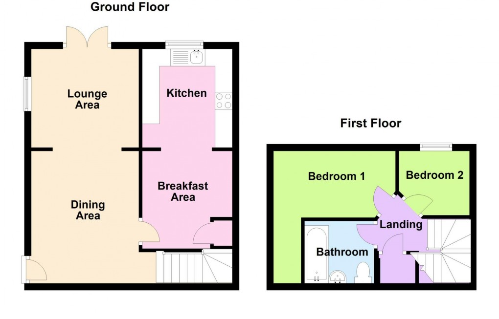 Floorplan for Stodelegh Close, Weston-Super-Mare, Somerset