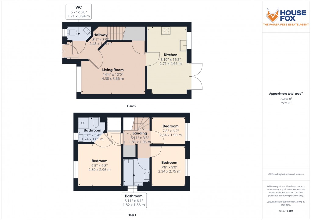 Floorplan for West Wick, Weston-Super-Mare, Somerset