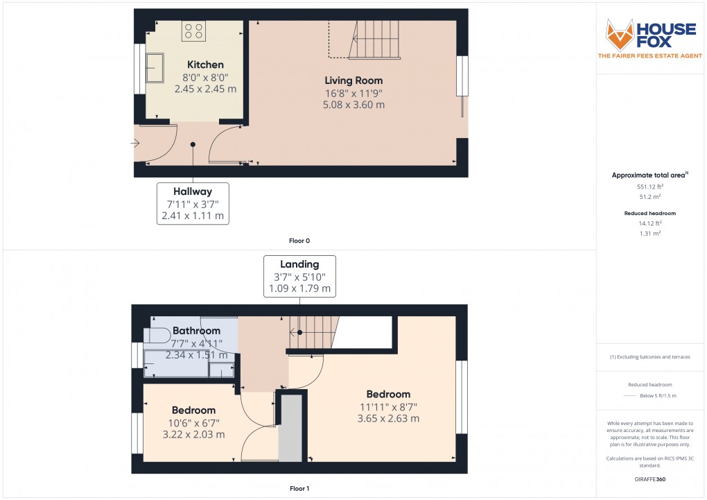 Floorplan for Rudhall Green, Weston-Super-Mare, Somerset