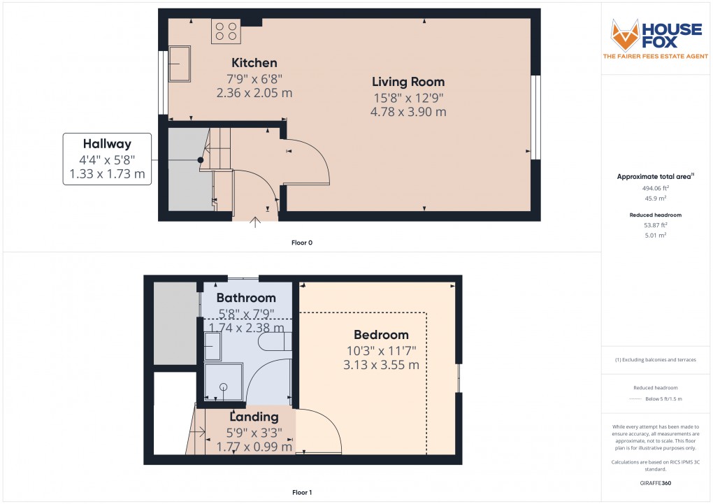 Floorplan for Yatton, Bristol, Somerset