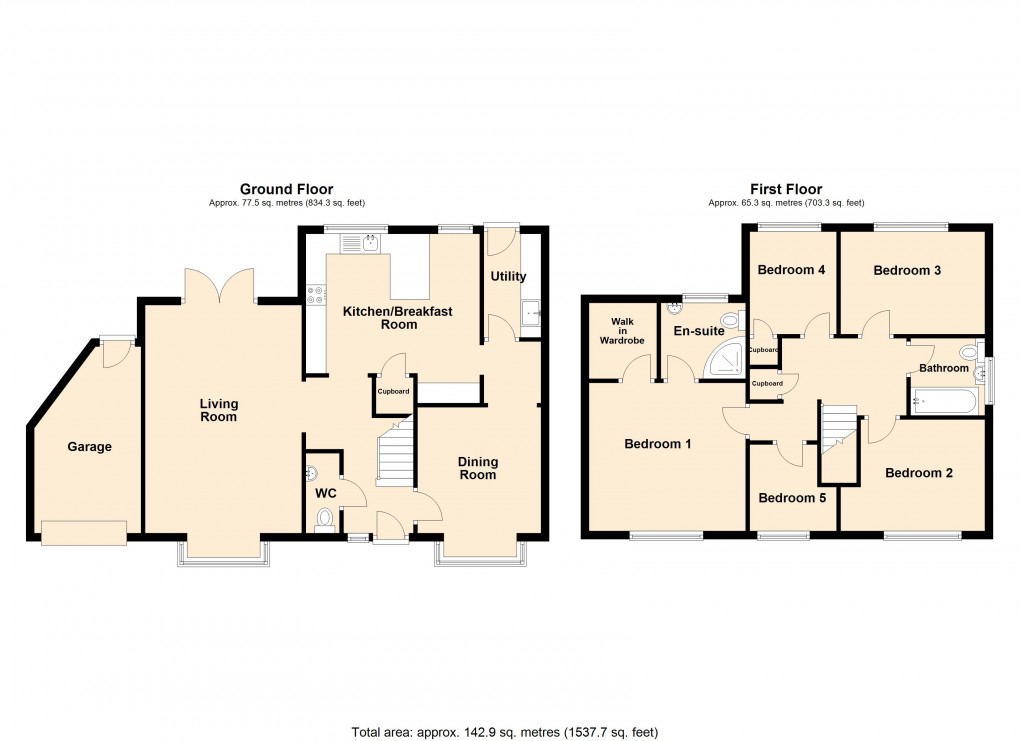 Floorplan for Taunton Road, Worle, Weston-Super-Mare, Somerset