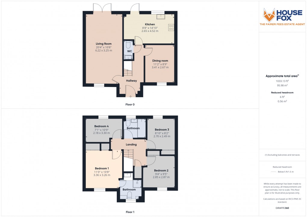 Floorplan for Elborough, Weston-Super-Mare, Somerset