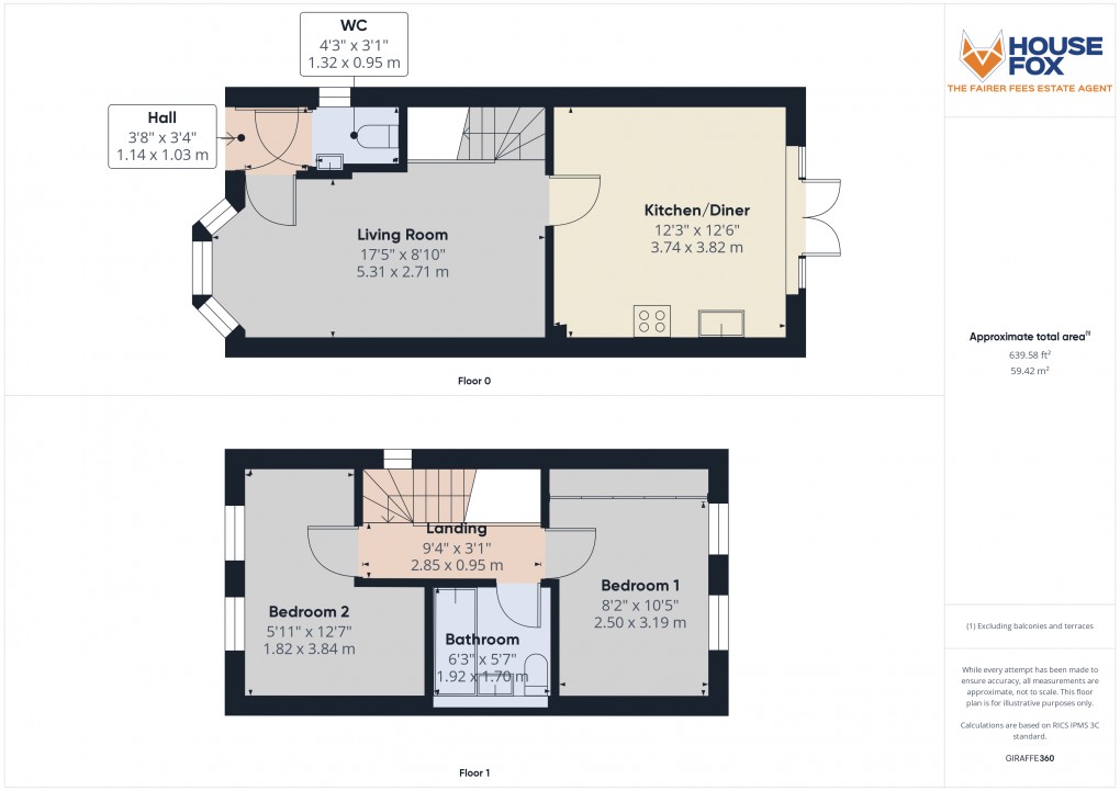 Floorplan for Players Lane, Burnham-on-Sea, Somerset