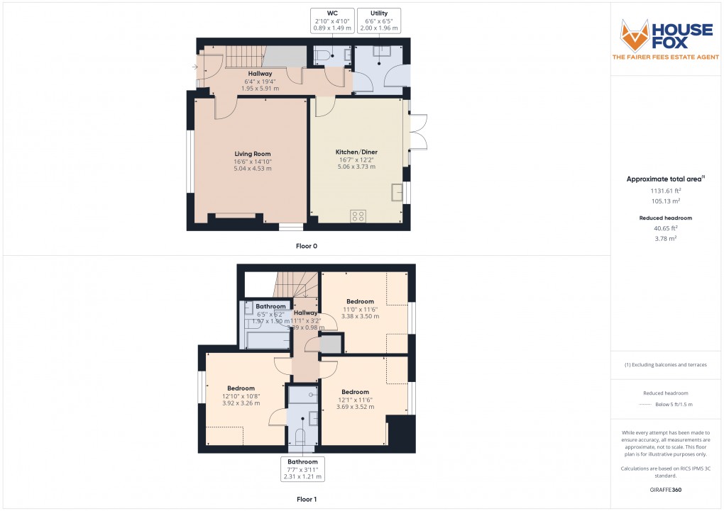 Floorplan for Wentwood Drive, Weston-Super-Mare, Somerset