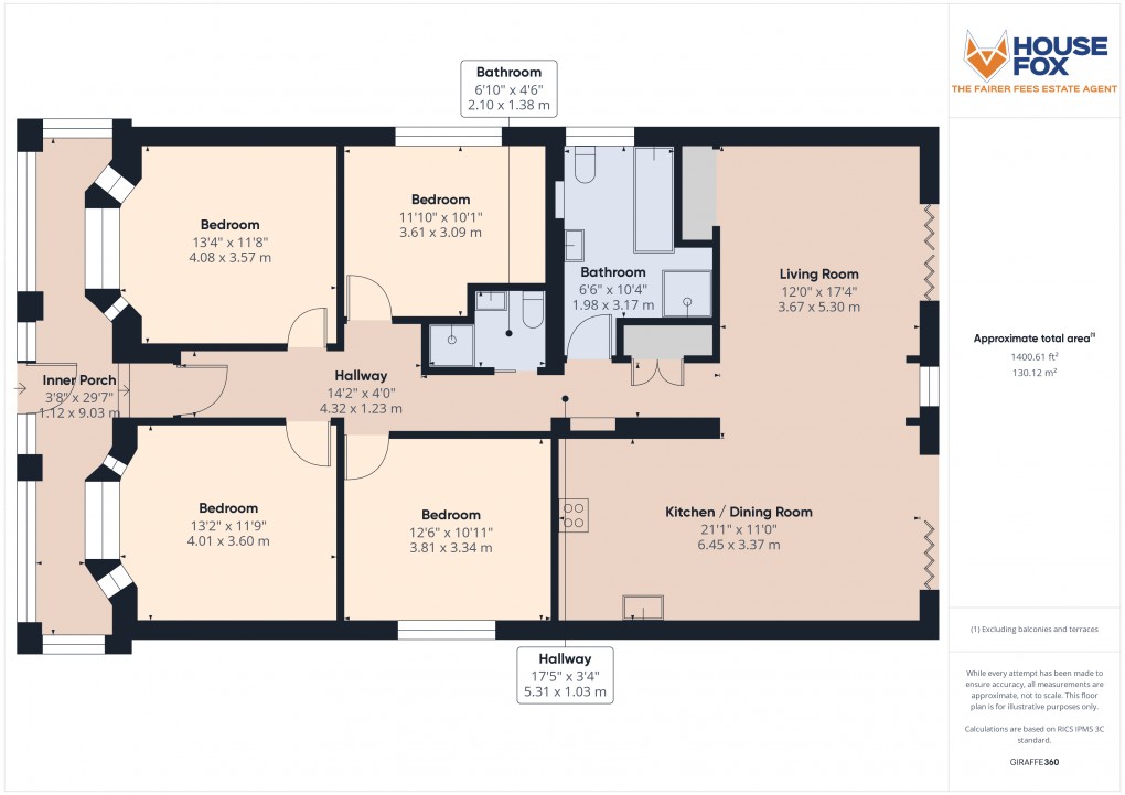 Floorplan for Knightcott Road, Banwell, Somerset