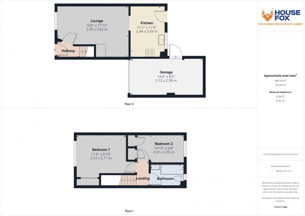 Floorplan for Darmead, Weston-Super-Mare, Somerset