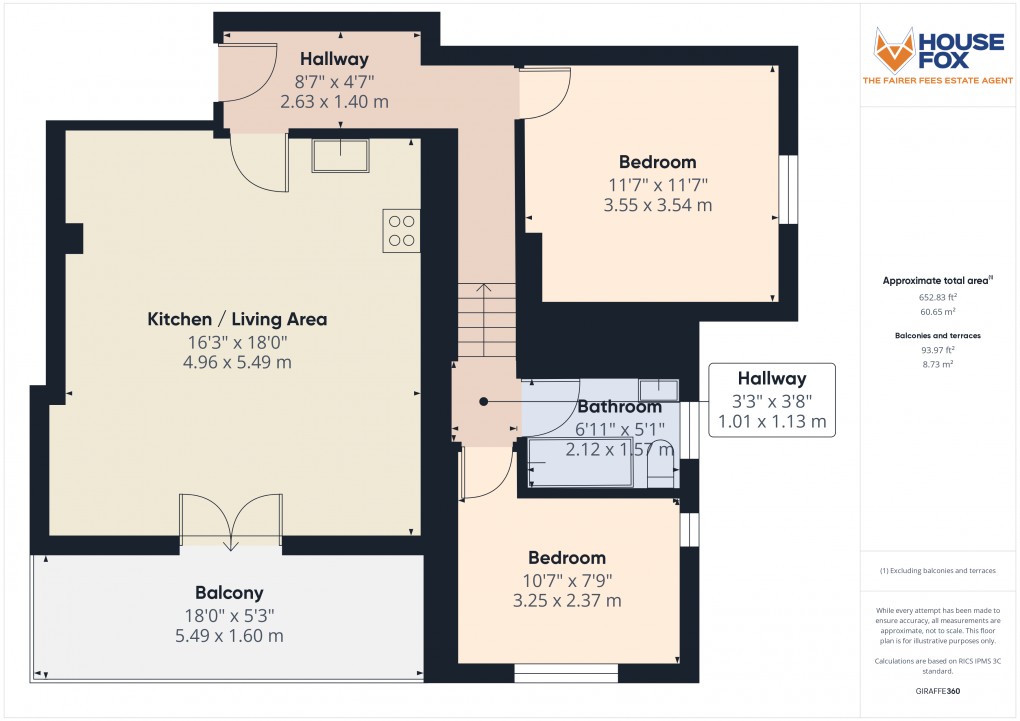 Floorplan for Upper Church Road, Weston-Super-Mare, Somerset