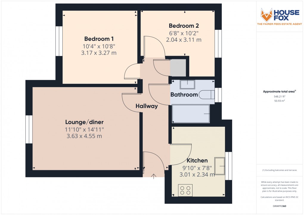 Floorplan for Macfarlane Chase, Weston-Super-Mare, Somerset