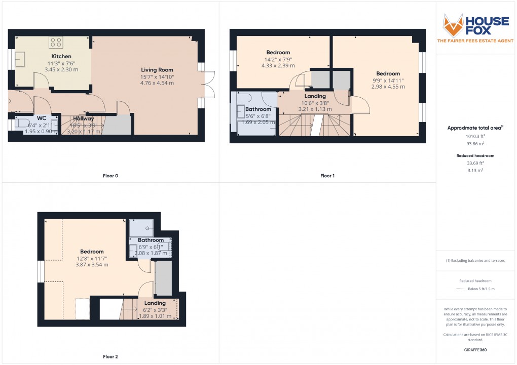 Floorplan for Careys Way, Weston-Super-Mare, Somerset