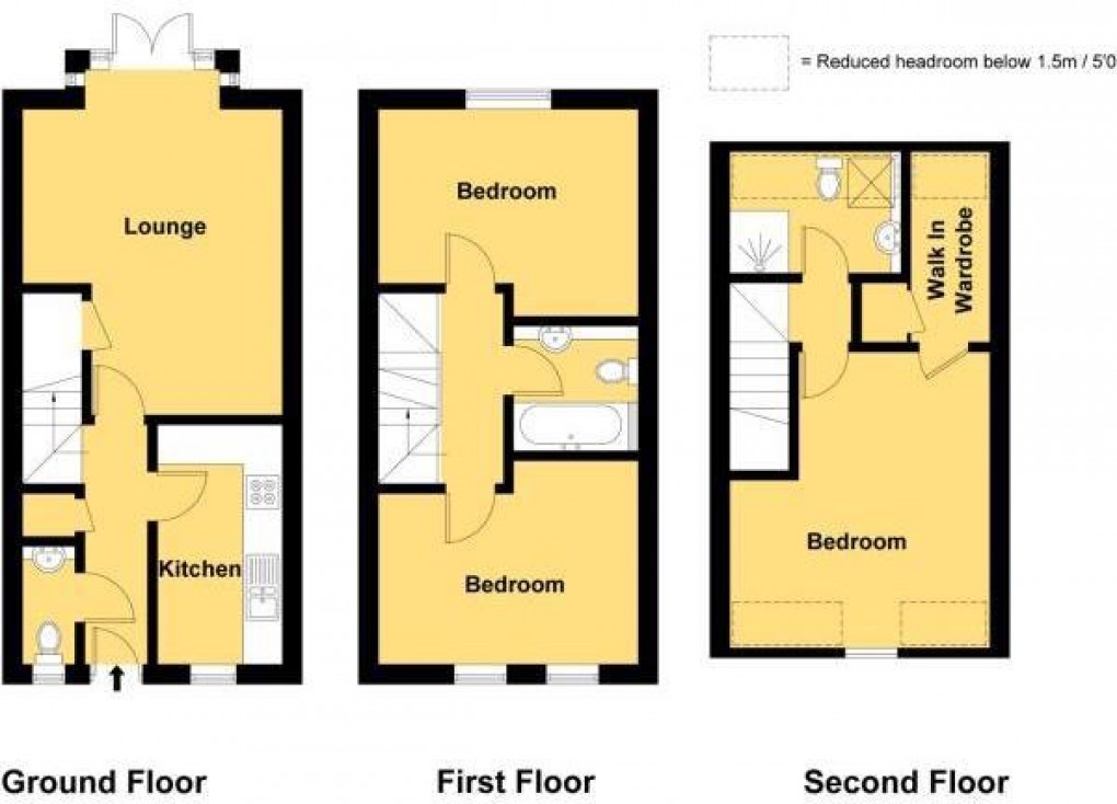 Floorplan for Badgers Way, Weston Village, Weston-Super-Mare, Somerset