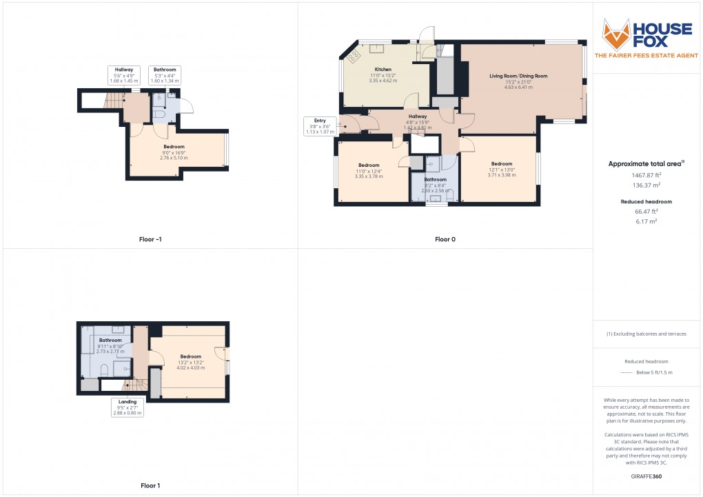 Floorplan for Woodspring Crescent, Weston-Super-Mare, Somerset