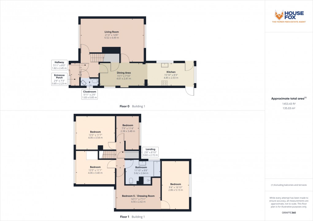 Floorplan for Greenacre, Worlebury, Weston-Super-Mare, Somerset