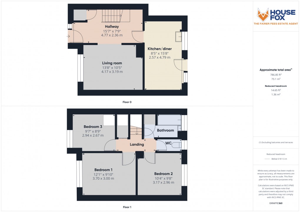 Floorplan for Tavistock Road, Worle,  Weston-Super-Mare, Somerset