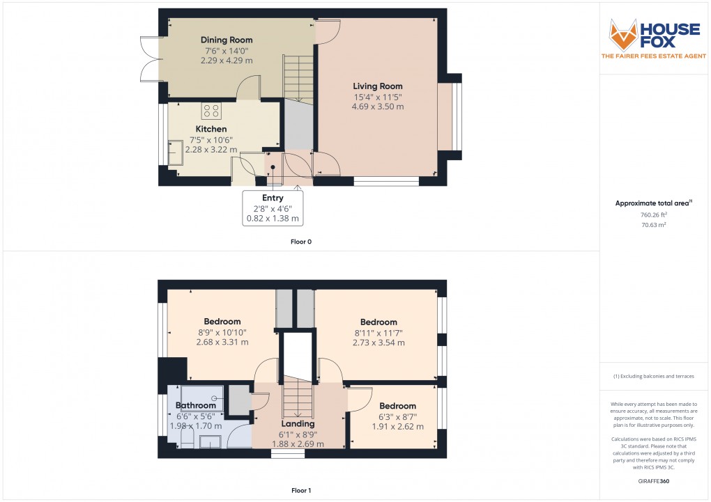 Floorplan for Worle Court, Weston-Super-Mare, Somerset